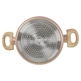 20cm + 24cm Rose Gold  Induction Casserole Set