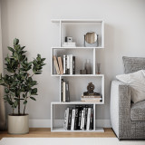 Geometry S-Shaped 4 Tier Shelving Unit