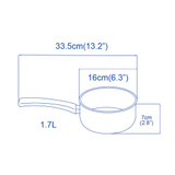 16cm Sauce Pan Ceramic Copper Steel