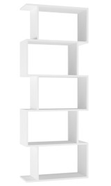 Geometry S-Shaped 5 Tier Shelving Unit
