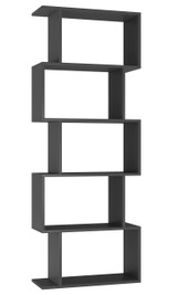 Geometry S-Shaped 5 Tier Shelving Unit