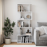 Geometry S-Shaped 5 Tier Shelving Unit