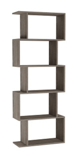 Geometry S-Shaped 5 Tier Shelving Unit