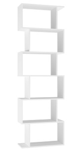 Geometry S-Shaped 6 Tier Shelving Unit