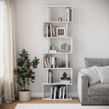 Geometry S-Shaped 6 Tier Shelving Unit