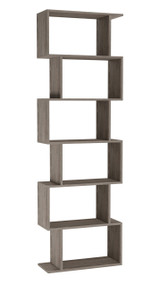 Geometry S-Shaped 6 Tier Shelving Unit