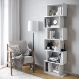 Geometry S-Shaped 6 Tier Shelving Unit
