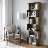 Geometry S-Shaped 6 Tier Shelving Unit
