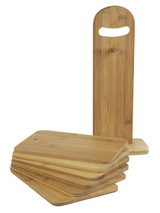 Bamboo Chopping Boards with Display Stand