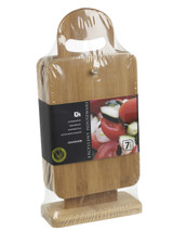 Bamboo Chopping Boards with Display Stand