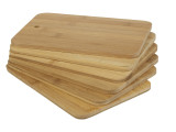Bamboo Chopping Boards with Display Stand