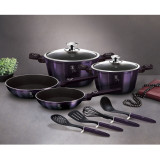 Berlinger Haus 10 Pc Purple Eclipse Aluminium Cookware Set