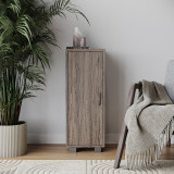 3 Tier Narrow Side Cabinet 1 Door Cupboard