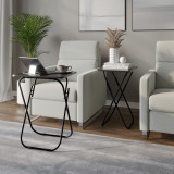 Foldable Table with Metal Legs - Medium