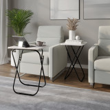 Foldable Table with Metal Legs - Medium