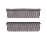 Set 1/2 Ratolla Rattan Balcony Planter - 14.5x58.7x17.3 cm