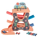 Kids Helter Skelter Race Track Toy Set (Age 3+)