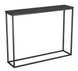 Wooden Console Table with Metal Legs