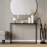 Wooden Console Table with Metal Legs
