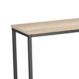 Wooden Console Table with Metal Legs
