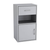 Wooden Bedside Table Nightstand 1 Drawer 1 Door