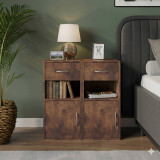 Wooden Bedside Table Nightstand 1 Drawer 1 Door