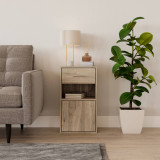 Wooden Bedside Table Nightstand 1 Drawer 1 Door