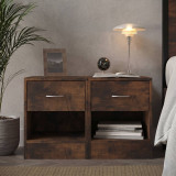 Wooden Bedside Table Cabinet Nightstand