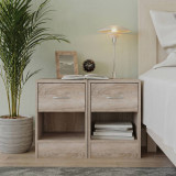 Wooden Bedside Table Cabinet Nightstand