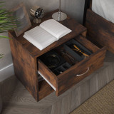 Wooden Bedside Table Cabinet Nightstand