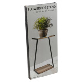 50cm Black Metal Flower Pot Stand