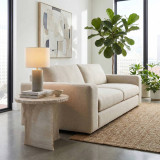 40cm Round Stone Side Table