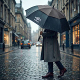 68.5cm Assorted Double Canopy Golf Umbrella