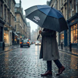 68.5cm Assorted Double Canopy Golf Umbrella