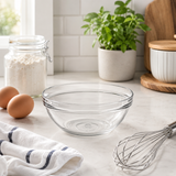 Clear Tempered Glass Mixing Bowl