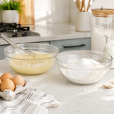 Clear Tempered Glass Mixing Bowl