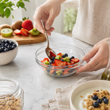 Clear Tempered Glass Mixing Bowl