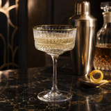 260ml Gold Rim Champagne Coupe Glasses