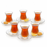 6/12 x Tea Cups & Saucers Set