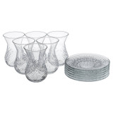 6/12 x Tea Cups & Saucers Set