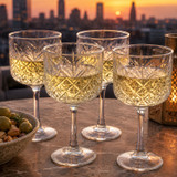 500ml Cut Glass Cocktail Goblets