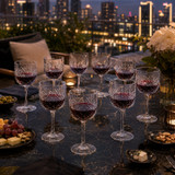 500ml Cut Glass Cocktail Goblets