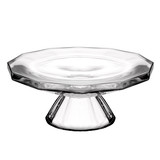 30cm Crystallin Handcrafted Footed Cake Plate