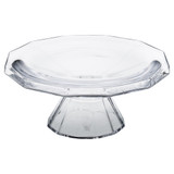 Crystallin Handcrafted Footed Cake Plate