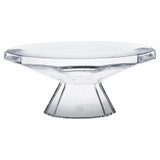 Crystallin Handcrafted Footed Cake Plate