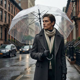 23 Inch Transparent Wedding Umbrella