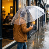 23 Inch Transparent Wedding Umbrella