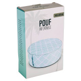 55cm Inflatable Round Pouf Stool