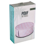 55cm Inflatable Round Pouf Stool