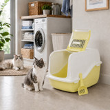 Hooded Cat Litter Tray w/ Filter & Scoop